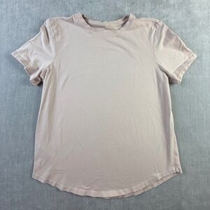 Lululemon Love Crew Neck Short Sleeve T-Shirt Mauve Pink Women Size 4